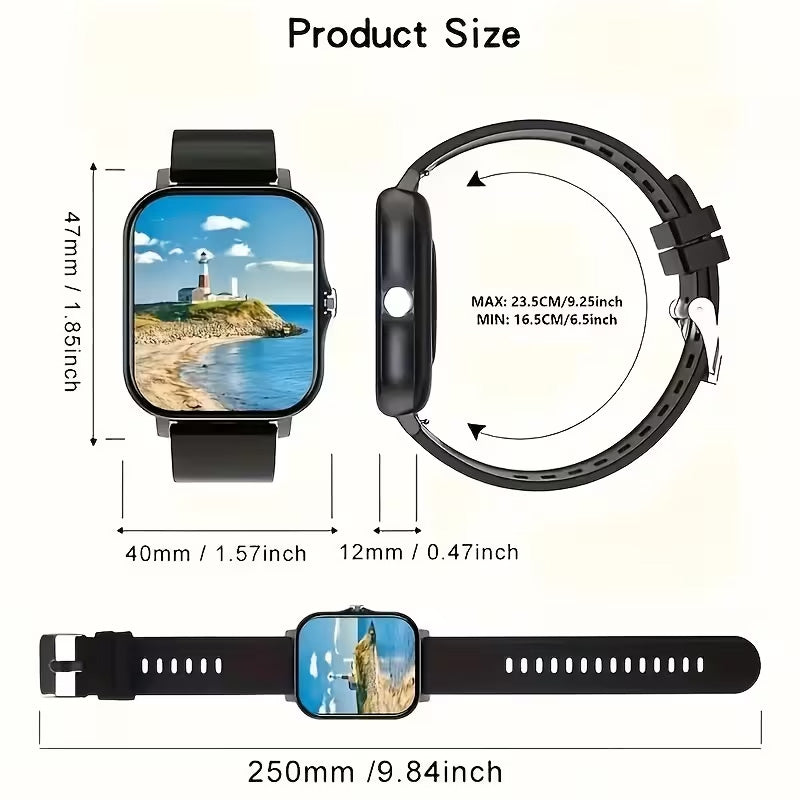 Veyora P90 Smartwatch for Man & Women – Bluetooth Calls & Fitness Tracker