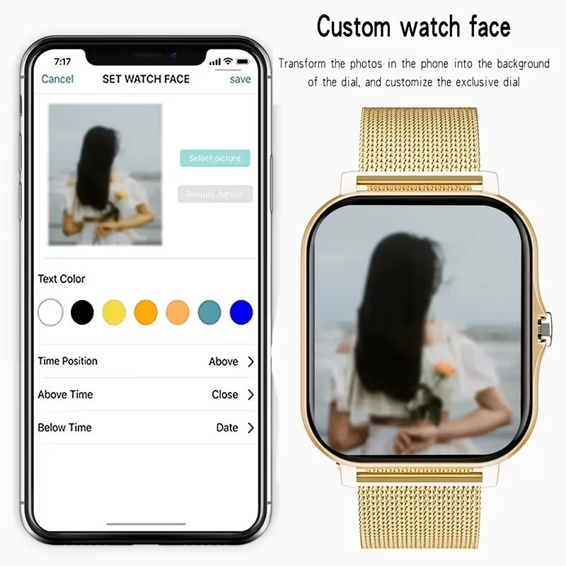 Veyora P90 Smartwatch for Man & Women – Bluetooth Calls & Fitness Tracker